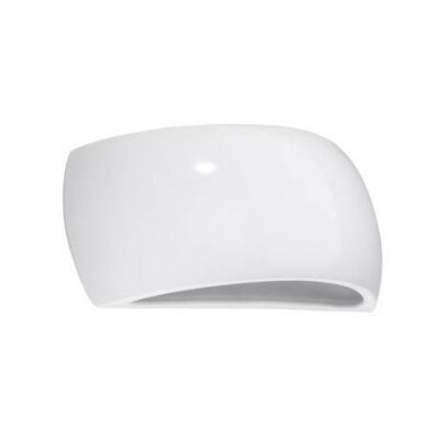 Kinkiet PONTIUS SL.1025 SOLLUX LIGHTING ceramiczny smukły biały połysk