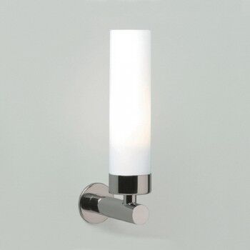 Kinkiet TUBE ASTRO 0274 tuba IP44 elegancki opalizujące szkło polerowany chrom 1021001