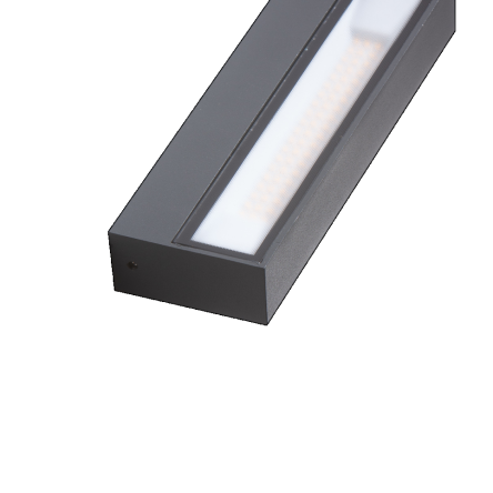 Kinkiet zewnętrzny CASOLA AZ4356 Azzardo LED 12W podłużny 22 cm szary