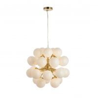 Lampa wisząca OSCAR satynowe złoto ENDON LIGHTING 76499  
