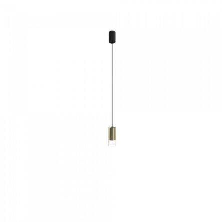Lampa wisząca Cylinder S GU10 czarno/mosiężna 7870