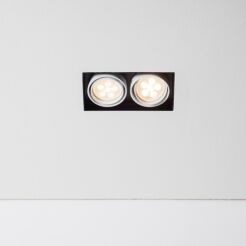 Lampa wpuszczana Tweet 50.2 GU10 Trimless Labra  4.1143  wpuszczana podwójna prostokąt techniczna różne kolory wykończenia