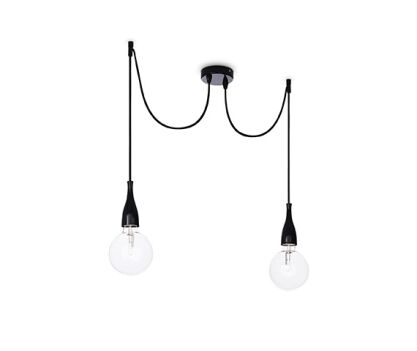 Lampa wisząca Minimal SP2 112671 NOWOCZESNY IP20  METAL Ideal Lux LAMPA WEWNĘTRZNA CZARNA OPRAWA W MINIMALISTYCZNYM STYLU