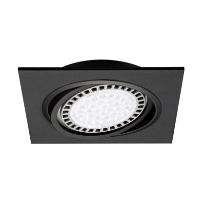 LAMPA WPUSZCZANA LAMPA SUFITOWA  lampa wewnętrzna ZUMA LINE BOXY DL 1 SPOT 20071-BK Z ALUMINIUM W KOLORZE czarnym  NOWOCZESNY  