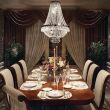 Lampa wisząca CAESAR SP6 CHROM Ideal Lux  033532   klosz  z ciętych kryształów rama w kolorze chromu - 2