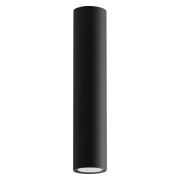 PLAFON LAGOS czarny aluminium Nowoczesna SL.0436 SOLLUX LIGHTING RURA WALEC