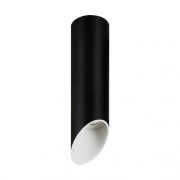 Plafon ARGON SLC78008-S-25/7W 3K BL+WH Italux CZARŁO-BIAŁA ŚCIĘTA TUBA LED 7W 3000K WYSOKOŚĆ 25 CM NOWOCZESNA