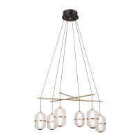 Lampa wisząca Alani PND-34375-6-BK Italux