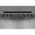 Lampa sufitowa EYETECH 6 SL.0901 SOLLUX LIGHTING listwa czarna 6x G9 - 3