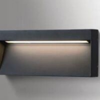 Lampa ścienna CASORIA SLIM AZ4368 Azzardo zewnętrzny prostokątny szary