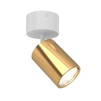 Reflektor spot Kika Mobile Bianco / Gold Orlicki Design biało- złoty regulowany