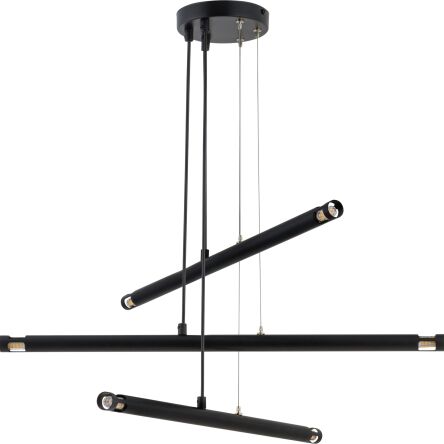 LAMPA WISZĄCA MELODY 6 SIGMA 33379 czarna stalowa