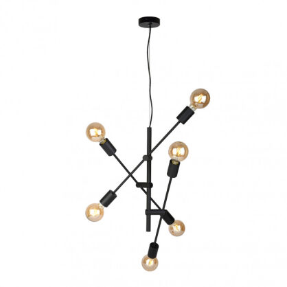 Lampa wisząca Ferreia PND-5986-6-BL Italux VINTAGE RETRO 