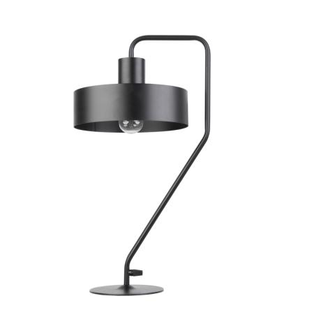 Lampa stołowa VASCO 50118 Sigma czarna nowoczesna