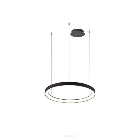Lampa wisząca AGNES PENDANT 58 DIMM CCT SWITCH WH CZARNA Azzardo AZ5019