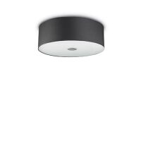 Plafon Woody PL4 103273  NOWOCZESNY IP20 E27 METAL  Ideal Lux OKRĄGŁA OPRAWA 