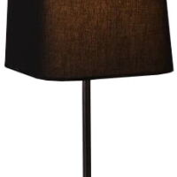 Lampka Biurkowa Marbella CZARNA light prestige METAL / TKANINA E27 / 60W IP20  