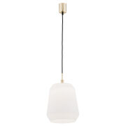 Lampa wisząca IRUN 4273 Argon Biały szklany klosz