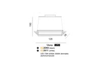 Lampa wisząca VIENA AZ2849 nowoczesny styl  2 ledowe prostokąty geometryczna kolor czarny - 3