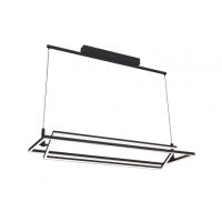 Lampa wisząca VIENA AZ2849 nowoczesny styl  2 ledowe prostokąty geometryczna kolor czarny