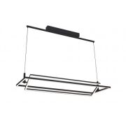 Lampa wisząca VIENA AZ2849 nowoczesny styl  2 ledowe prostokąty geometryczna kolor czarny