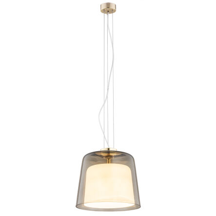 Lampa wisząca BERKLEY 4697 Argon podwójny szklany klosz 31 cm