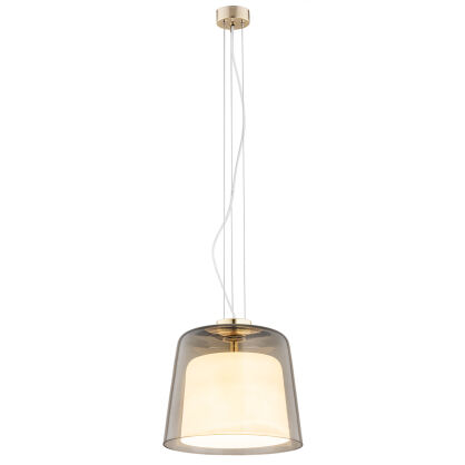 Lampa wisząca BERKLEY 4697 Argon podwójny szklany klosz 31 cm