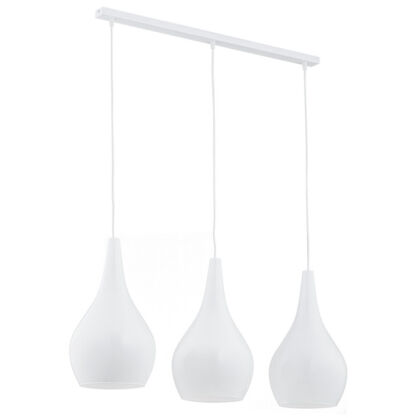 Lampa wisząca SANTANA 1408 Argon Potrójna szklane białe klosze