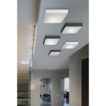 Oprawa natynkowa kwadratowa biała nowoczesna MONZA S 22 square AZzardo SHS543000-20-WH AZ2269LED 5,5 cm wysokości 22 cm szerokości - 2