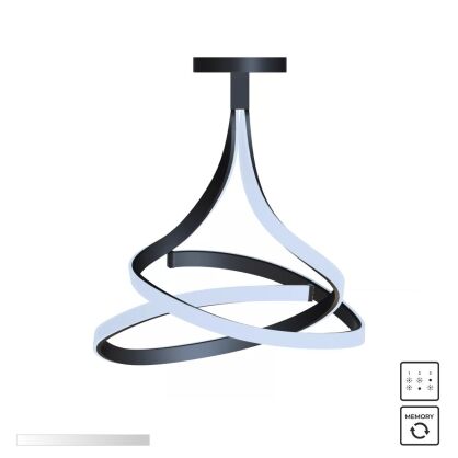 MX9932-2-3BD VISO LAMPA SUFITOWA CZARNA ZUMALINE