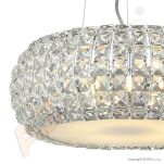 Lampa wisząca Sophia 6 AZzardo AZ0697 biżuteryjna kryształki - 2