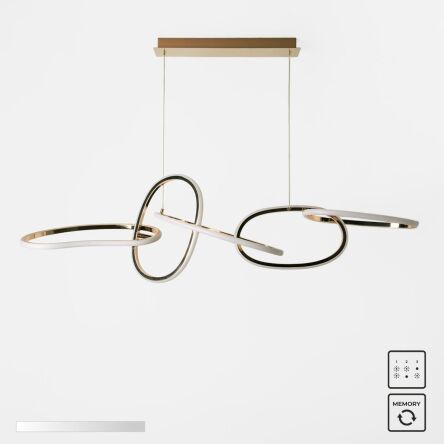 MD7361-5A-EGT CHOLET LAMPA WISZĄCA ZŁOTA ZUMALINE