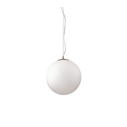 Lampa wisząca Mapa Riga SP1 D40 161372  NOWOCZESNY IP20 SZKŁO Ideal Lux minimalistyczna oprawa w kolorze białym 