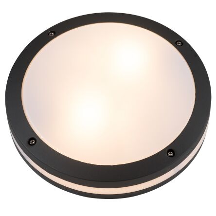 Plafon kinkiet FANO R 30 AZ4369 Azzardo IP54 SZARY OKRĄGŁY