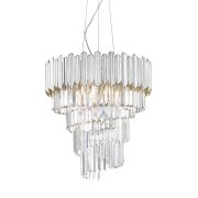 Lampa wisząca GLADIUS P0535-06C-F4AC Zuma Line chrom kryształowa