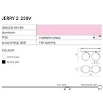 Reflektor Jerry 2 230V LED AZzardo GM4205 BK  AZ1370 czarna regulowany strumień swiatła - 3