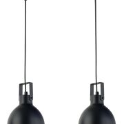 Lampa wisząca MARS 2 SIGMA 32258 CZARNO/ZŁOTA PODWÓJNA