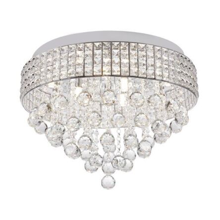 Plafon CAPRI ZUMALINE 19027-M STYL PAŁACOWY GLAMOUR ŚREDNICA 40CM