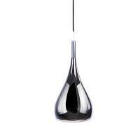 Lampa wisząca Spell Black Pearl AZzardo LP5035-BK1 AZ0288 z metalu o wykończeniu czarnej perły nowoczesna