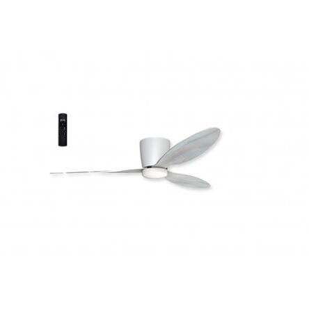 Wentylator sufitowy led VENETI CCT + REMOTE CONTROL bialy-dąb bielony pilot AZ4447