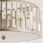 Lampa wisząca KYIV - P05134CP cosmolight Kryształowy pierścień szampańskie złoto EKSTRAWAGANCKA  - 5