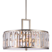 Lampa wisząca KYIV - P05134CP cosmolight Kryształowy pierścień szampańskie złoto EKSTRAWAGANCKA 