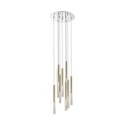 Lampa wisząca ZUMA LINE ONE PENDANT P0461-09L-B5F7 metalowe rurki złoty