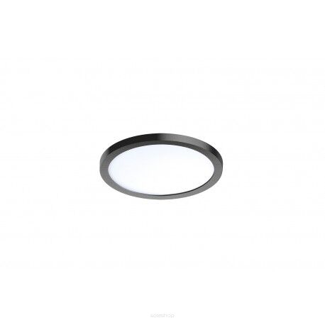 Lampa wpuszczana SLIM 22 ROUND AZzardo Okrągła czarna IP44 3000K/ 4000K