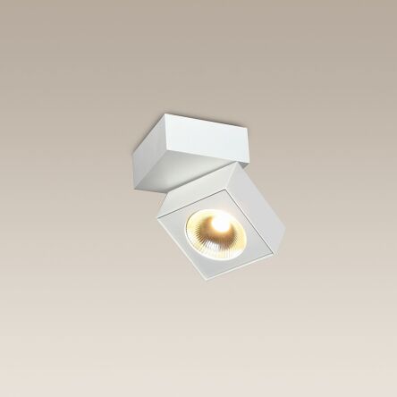 Plafon oprawa natynkowa MAX-LIGHT Artu C0106 biała łamana kwadrat