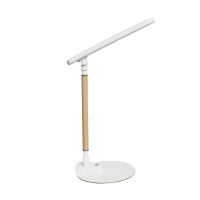 Lampka stolowa H1832 Zuma Line Biała LED drewno + metal 50.5 cm