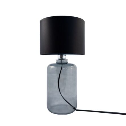 Lampa stołowa SAMASUN GRAFIT Zuma Line Klasyczna tkanina szkło 3 kolory 41 cm