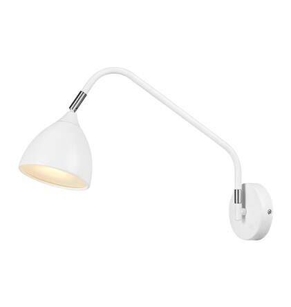 Kinkiet lampa ścienna VALENCIA 1L BIAŁY 107582 Markslojd skandynawski styl