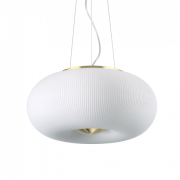 Żyrandol Arizona Sp5 214481  NOWOCZESNY IP20 SZKŁO Ideal Lux biała oprawa w stylu design