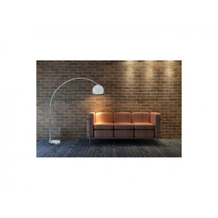 Lampa podłogowa Gio eco AZzardo AZ2408 biały półokrągły klosz o średnicy 30 cm